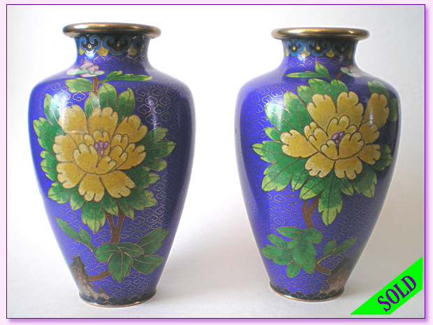 Cloisonné Vases 1